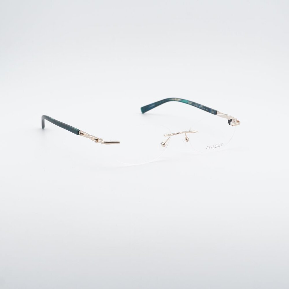 AIRLOCK TULA 202/51/GOLD Eyeglasses Gold/Azure 51mm Oval Frame